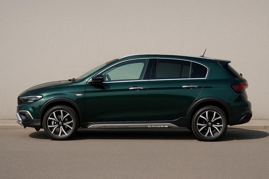 Fiat Tipo Cross 2021- Juego completo de molduras de ventana en acero inoxidable Image