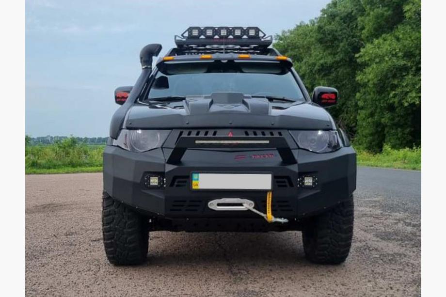 Mitsubishi L200 2015-2024 Cesta de techo para Roll Bar Dakar (100x100cm) Foto 8