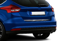 Ford Focus III 2011-2017 Moldura de maletero 2015-2017 (Hatchback, acero inoxidable) foto 1