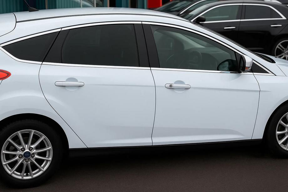 Ford Focus III 2011-2017 Juego completo de molduras de ventanas HB (12 piezas, acero inoxidable) Foto 1