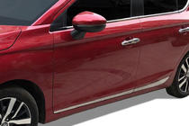Honda City 2021- Molduras de Puerta SD (4 uds, Acero Inoxidable) foto 2