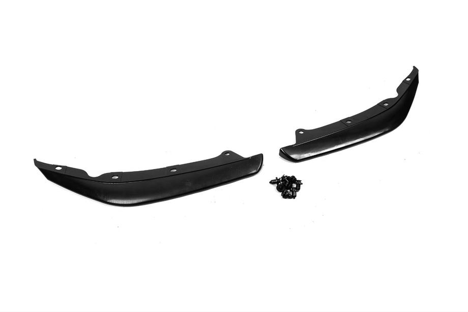 Honda Civic Sedan X 2016-2021 Aletines para parachoques trasero (2 uds, negro) Foto 4