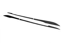 Honda Civic Sedan X 2016-2021 Molduras de puertas (4 uds, negras) foto 3