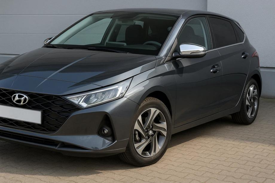 Hyundai I-20 2020- Cubiertas de Espejos (2 uds., Acero Inoxidable) Image