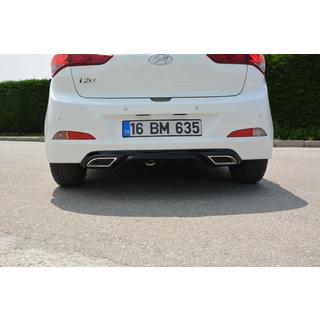 Difusor trasero Meliset (imprimado para pintar) Hyundai I-20 2014-2020 foto 1