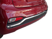 Hyundai I-20 2014-2020 Protector de borde de parachoques trasero 2018-2020 acero inoxidable foto 1