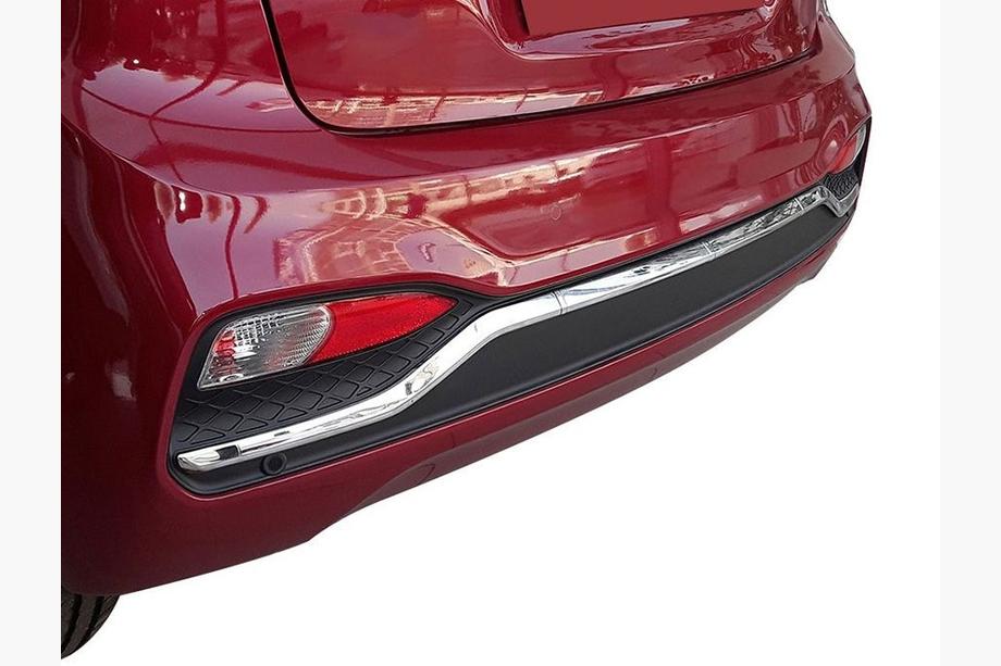 Hyundai I-20 2014-2020 Protector de borde de parachoques trasero 2018-2020 acero inoxidable Image