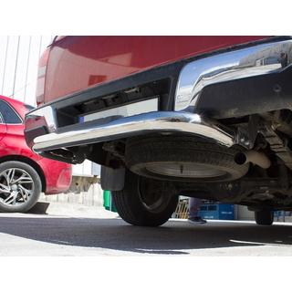Protector Trasero Amazon Silver (76 mm, Acero Inoxidable) Isuzu D-Max 2019- foto 1