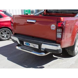 Protector Trasero Amazon Silver (76 mm, Acero Inoxidable) Isuzu D-Max 2019- foto 2