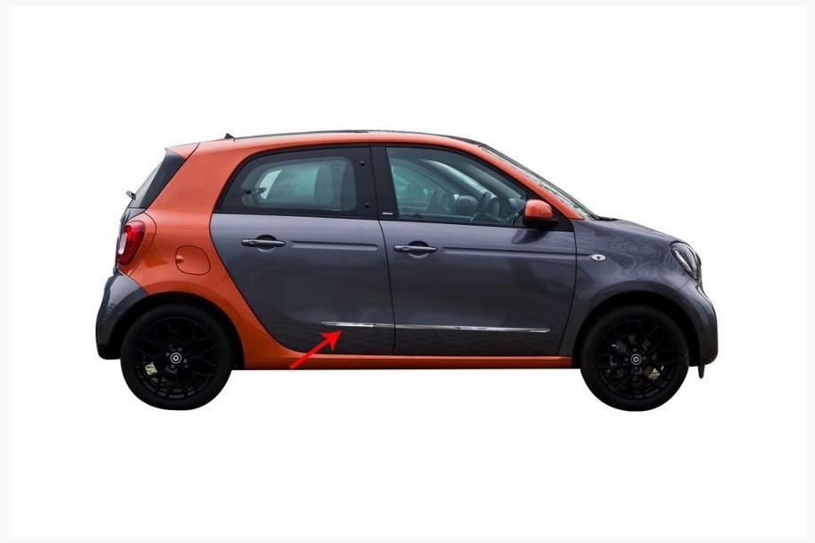Smart 2014- Molduras de puertas acero inoxidable (4 uds) Image