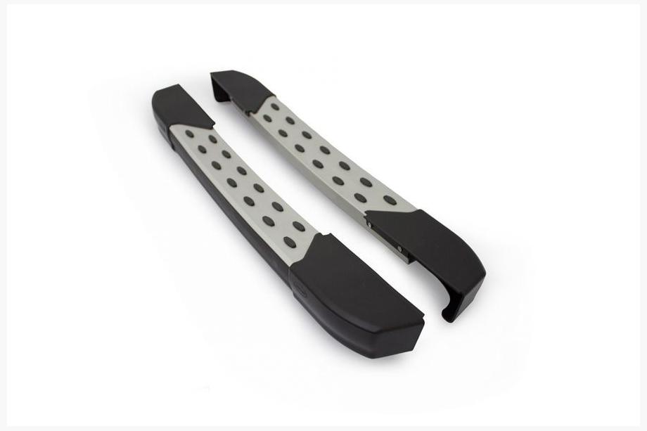 Volkswagen LT 1995-2006 Estribos Laterales DOT-Line detrás de la rueda (2 uds., Aluminio) Batalla Larga Foto 3
