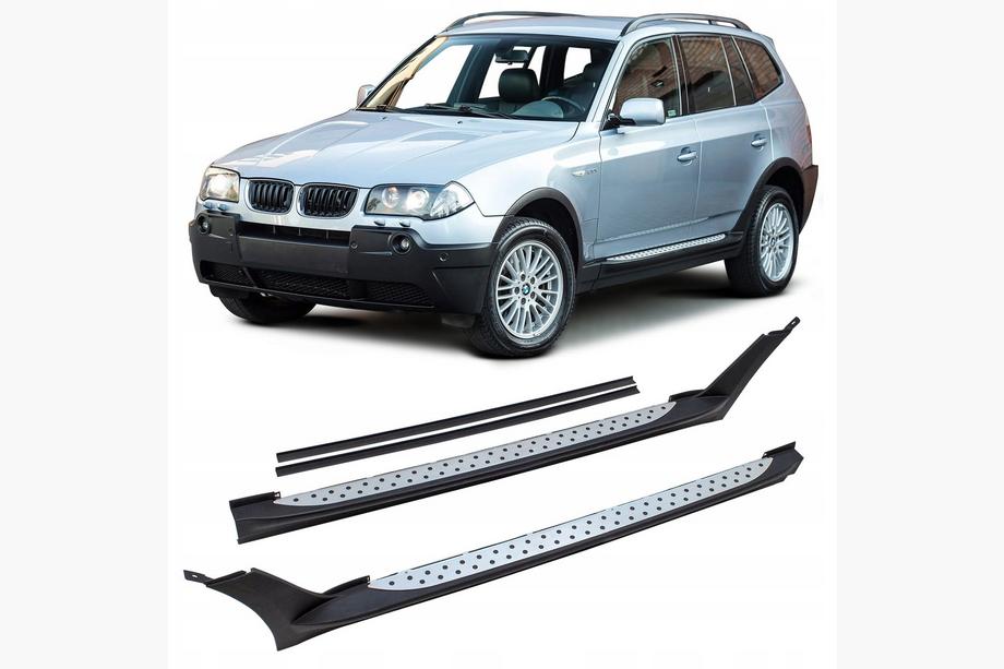 BMW X3 E83 2003-2010 Estribos Laterales Cixtai (2 uds., Aluminio) Image