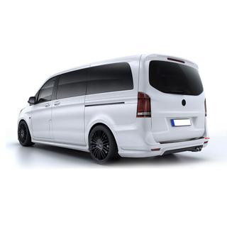 Cubierta de parachoques trasero (fibra de carbono real) Mercedes Vito/V-class W447 2014- foto 3