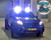 Mercedes X class 2017-2020 Spoiler de parabrisas (Ojo de águila, pintable) foto 4