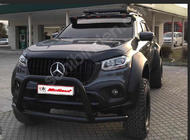 Mercedes X class 2017-2020 Spoiler de parabrisas (V3, pintable) foto 2