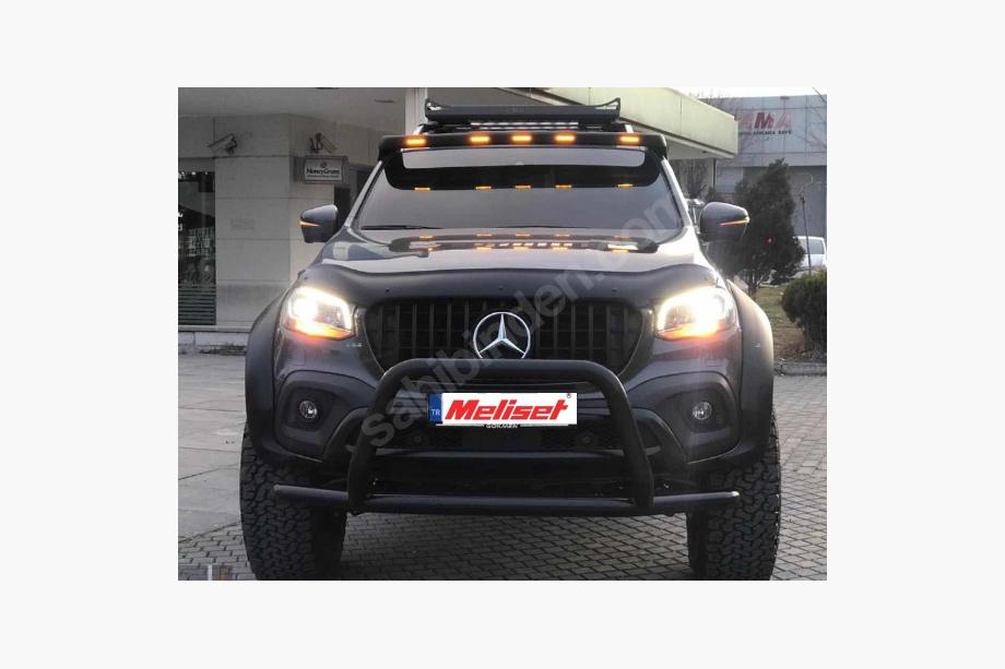 Mercedes X class 2017-2020 Spoiler de parabrisas (V3, pintable) Image