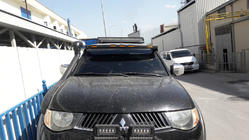 Mitsubishi L200 2006-2015 Visera para parabrisas (Meliset LED) foto 2