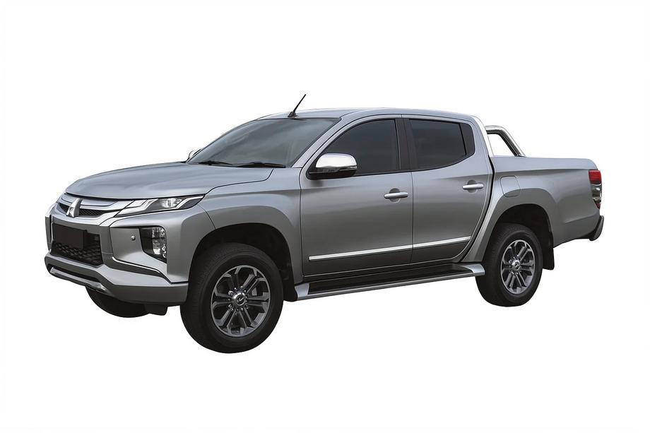 Mitsubishi L200 2015-2024 Molduras de puertas acero inoxidable (4 uds) Image