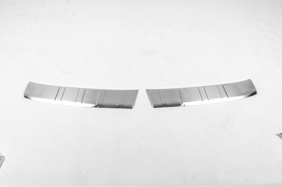 Nissan Qashqai 2014-2021 Protector de Parachoques Trasero de Acero Inoxidable Foto 2