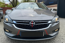 Opel Astra K 2016-2021 Moldura parrilla delantera (acero inoxidable) foto 1