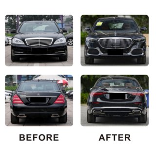 Kit de restyling para W223 Maybach Mercedes S-сlass W221 2005-2013 foto 4