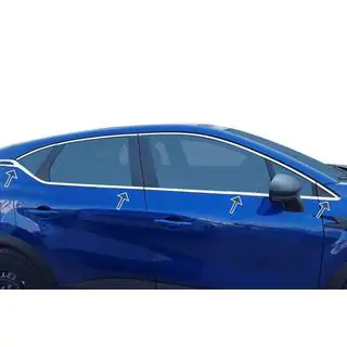 Molduras de Ventanas Acero Inoxidable (8 uds)