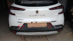 Renault Captur 2019- Moldura maletero acero inoxidable foto 1