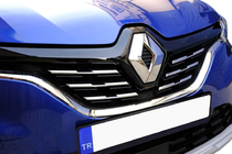 Renault Captur 2019- Cubiertas de parrilla cromadas (6 uds, acero inoxidable) foto 1