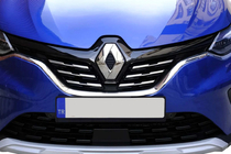 Renault Captur 2019- Cubiertas de parrilla cromadas (6 uds, acero inoxidable) foto 4