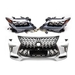 Kit de mini restyling de modelo 2008-2015 a TRD Sport (parachoques, faros) Lexus LX570/450d 2008-2022 foto 4