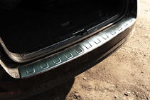 Skoda Superb 2015-2024 Protector de Parachoques Trasero SW Acero Inoxidable foto 1
