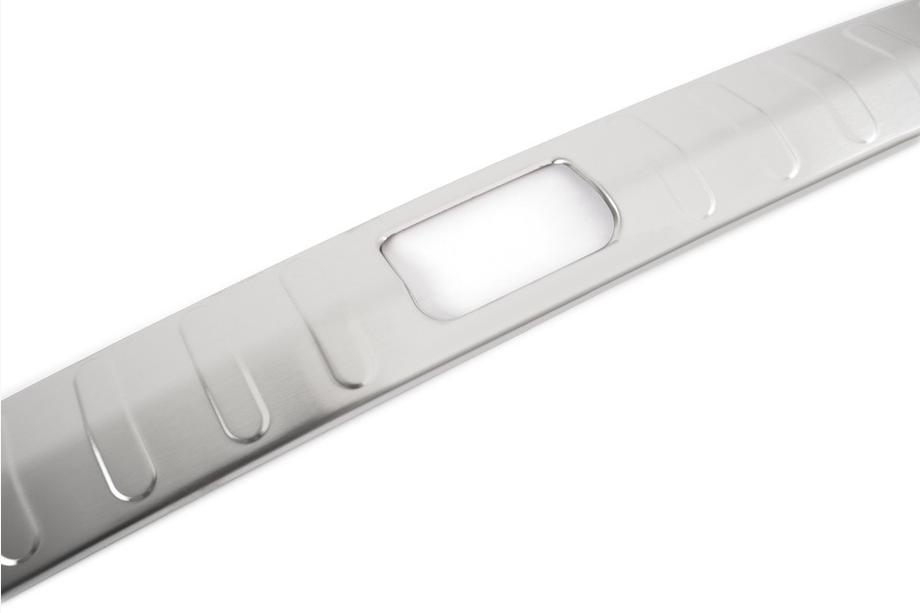 Skoda Yeti 2009-2017 Protector de parachoques trasero de acero inoxidable OmsaLine (2009-2013) Foto 2