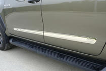 Toyota Hilux 2015- Cubiertas para molduras OmsaLine (4 uds, acero inoxidable) foto 1