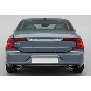 Moldura cromada sobre la matrícula (para S90, acero inoxidable) Volvo S90/V90 2016- foto 1
