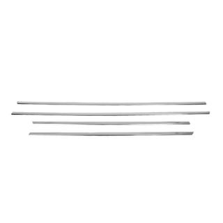 Molduras exteriores de ventanas Carmos (4 uds, acero inoxidable) Honda Civic Sedan IX 2011-2016 foto 3