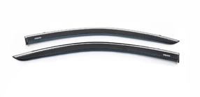Dacia Lodgy 2012-2022 Deflectores de Ventana con Moldura Cromada (2 uds, Niken) foto 1