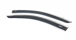 Dacia Lodgy 2012-2022 Deflectores de Ventana con Moldura Cromada (2 uds, Niken) foto 2