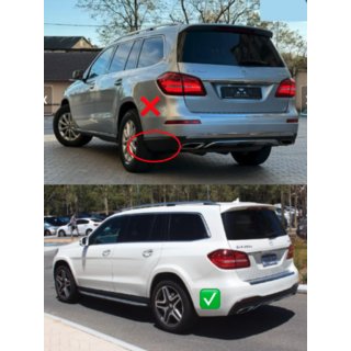 Kit de carrocería con difusor trasero AMG V1 (GLS63) foto 2