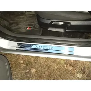 Protector de umbral de puerta acero inoxidable Carmos V2 (4 uds)