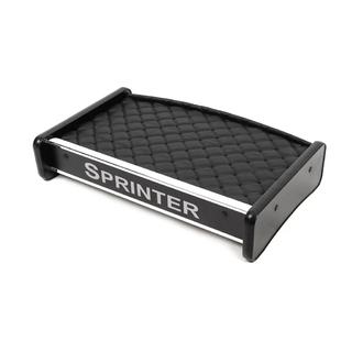 Estante de salpicadero (2000-2006, Negro con costura negra) Mercedes Sprinter W901/902/903/904/905 1995–2006 foto 2