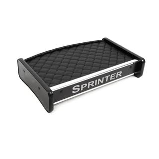 Estante de salpicadero (2000-2006, Negro con costura negra) Mercedes Sprinter W901/902/903/904/905 1995–2006 foto 4