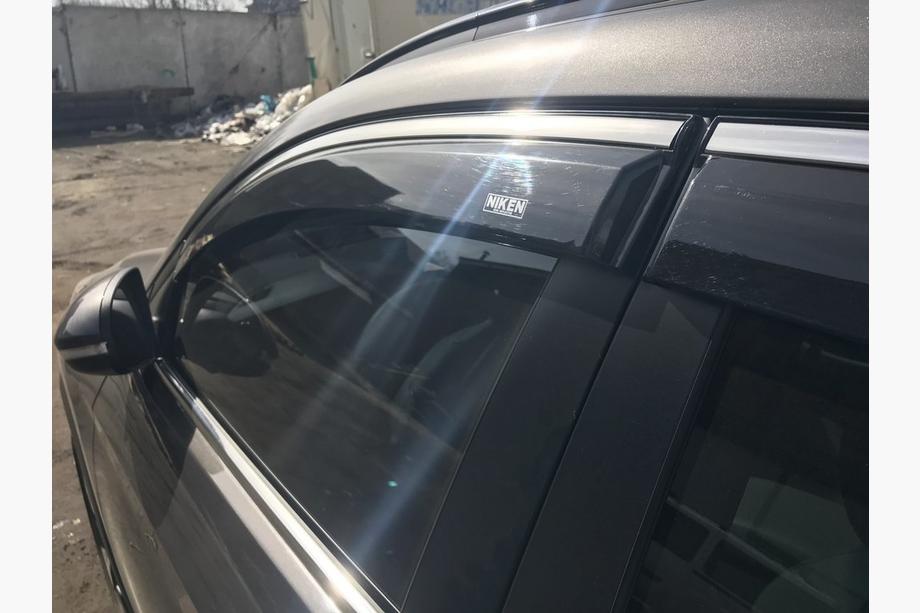 Hyundai Tucson TL 2016-2021 Deflectores de ventana con tira cromada (4 uds, Niken) Foto 2