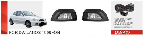 Daewoo Lanos 1998-2017 Kit de Faros Antiniebla (para Sport) foto 1
