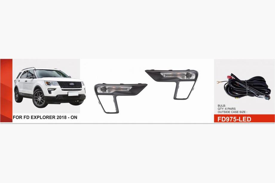 Ford Explorer 2019- Kit de Faros Antiniebla Foto 1