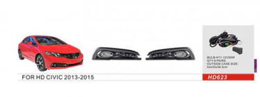 Honda Civic Sedan IX 2011-2016 Faros antiniebla 2013-2015 (Halógenos) foto 1