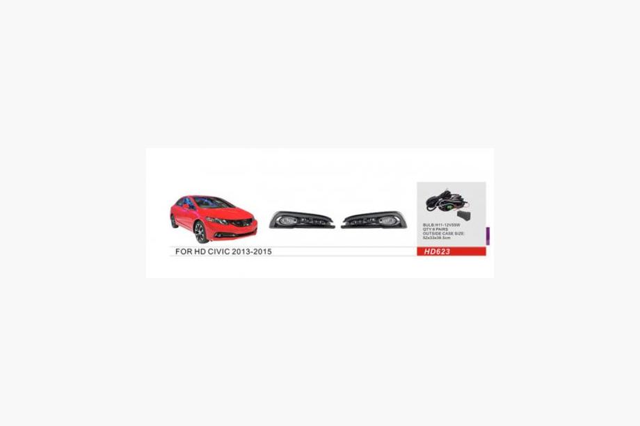 Honda Civic Sedan IX 2011-2016 Faros antiniebla 2013-2015 (Halógenos) Image
