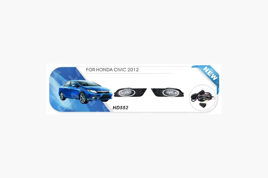 Honda Civic Sedan IX 2011-2016 Faros antiniebla 2011-2013 (Halógenos) Image