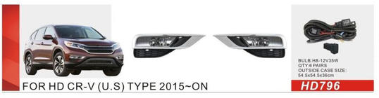 Honda CRV 2012-2016 Faros antiniebla 2014-2016 tipo US (Halógenos) foto 1