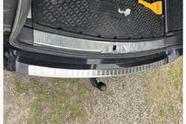 Skoda Octavia II A5 2006-2010 Protector de parachoques trasero Carmos (SD/SW, acero inoxidable) foto 2