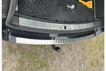 Skoda Octavia II A5 2010-2013 Protector de parachoques trasero Carmos (SD/SW, acero inoxidable) foto 2